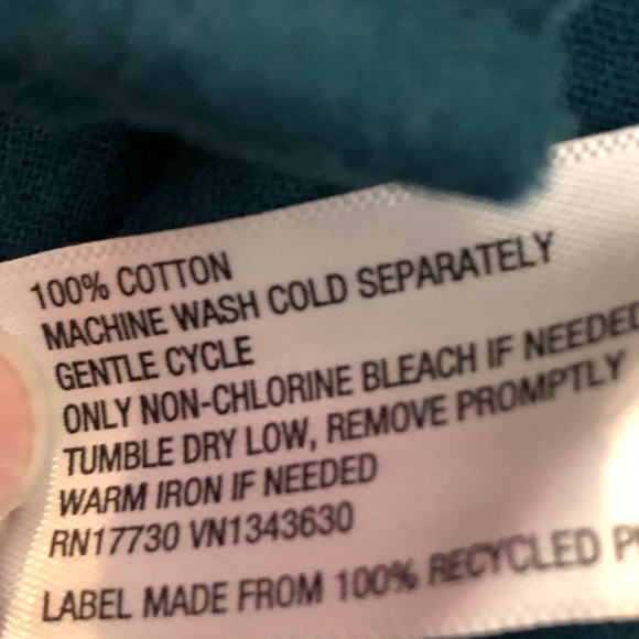 Universal Thread Teal Seersucker Prairie Top - Picture 8 of 8